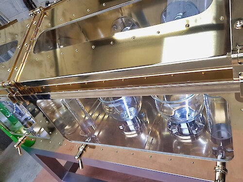 Brass spirit safe manufactured in Ireland by Assan Engineering