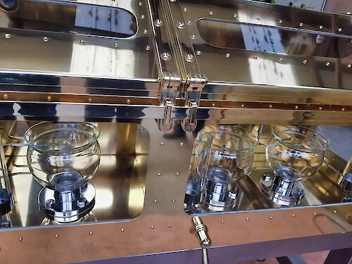 Brass spirit safe manufactured in Ireland by Assan Engineering