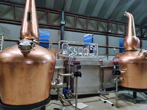 Complete turnkey distillery manufactured and fitted by Assan Engineering in Ireland